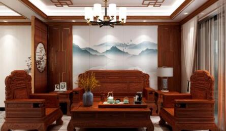 梁子湖如何装饰中式风格客厅？